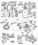 Elect StartersMisc Elect Diagram and Parts List for  Briggs and Stratton Engine